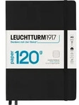 Edition 120 Notizbuch A5, liniert, Hardcover, 203 Seiten, schwarz, 120 g/m2