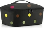Coolerbag Pocket K&uuml;hltasche M mit bunten Punkten schwarz