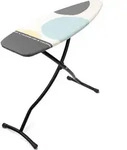 Brabantia B&uuml;gelbrett Gr. D spring bubbles schwarz mit Ablage f&uuml;r hei&szlig;es