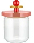 Alessi ES16 Glas 0,75 l rosa mit luftdichtem Deckel