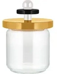 Alessi ES16 Glas 0,75 l gelb mit luftdichtem Deckel