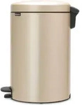 Newicon Pedal-M&uuml;lleimer 20 l champagner