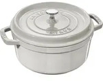 La Cocotte Topf 2,2 l wei&szlig;er Tr&uuml;ffel aus Gusseisen gefertigt