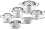 Original Profi Collection Topf-Set mit Glasdeckeln und Schmortopf 6 El.