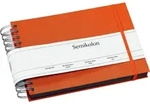 Uni Mini Mucho Fotoalbum orangefarben mit schwarzen Karten