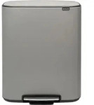 Bo Pedal Bin M&uuml;lleimer 60 l grau matt