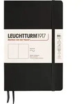 Leuchtturm 1917 Notizbuch B6+ 123 Seiten, blanko, schwarz, 80 g/m2
