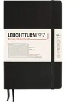 Leuchtturm 1917 Notizbuch B6+ liniert, 123 Seiten, schwarz, 80 g/m2