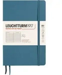 Leuchtturm 1917 Notizbuch B6+ liniert, 123 Seiten, schiefergrau, 80 g/m2