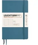 Leuchtturm 1917 Notizbuch Softcover B6+ 123 Seiten, punktiert, blaugrau, 80 g/m2