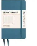 Leuchtturm 1917 Notizbuch A6, gepunktet, Hardcover, 187 Seiten, blaugrau, 80...