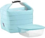 On The Go Thermotasche mit Beh&auml;lter blau