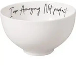 Statement I Am Amazing Not Perfect Schale 14 cm