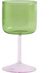 Tint Wine Glass Weingl&auml;ser gr&uuml;n-rosa 2 St.