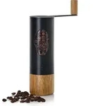 Mrs. Bean Kaffeem&uuml;hle schwarz mit Holzgriff