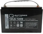 Q-Batteries 12LS-120S | 12V 115Ah Blei Akku Standard- Typ AGM 10 Jahres Typ