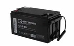 Q-Batteries 12LS-80 | 12V 82Ah Blei Akku Standard-Typ AGM 10 Jahres-Typ