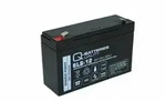 Q-Batteries 6LS-12 | 6V 12Ah Blei-Vlies Akku / AGM VRLA mit VdS
