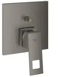 GROHE Eurocube Dusch- und Badewannenarmaturen Geb&uuml;rstetes Hard Graphite 24062AL0