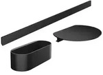Hansgrohe Zubeh&ouml;rset WallStoris Matt Schwarz Kunststoff 27966670