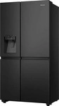Hisense RS818N4TFC, Hisense Freistehender K&uuml;hlschrank schwarz RS818N4TFC 91 cm...
