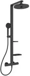 Ideal Standard Duschsystem Alu+ silk black Aluminium BD583XG