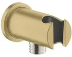 Grohe Rainshower Wandanschlussbogen mit Duschhalter Geb&uuml;rstetes Cool Sunrise