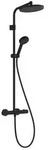 Hansgrohe Activera S Duschsystem mit Thermostatarmatur Matt Schwarz 28078670