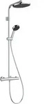 Hansgrohe Activera S Duschsystem mit Thermostatarmatur Chrom 28078000
