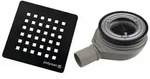 Polysan Flexia Siphon f&uuml;r Duschwanne DN40 Schwarz Kunststoff 17751