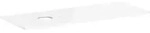 Hansgrohe Xelu Q Waschtischplatte 136x1,6x55 cm hochgl&auml;nzendes Wei&szlig; 54116050