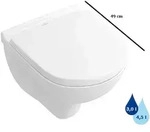 Villeroy & Boch O.Novo H&auml;nge-WC waagerechter Abgang 56881001