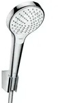 Hansgrohe Croma Select Duschkopf mit Schlauch Wei&szlig;/Chrom 26421400