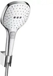 Hansgrohe Raindance Select E Duschkopf mit Schlauch Wei&szlig;/Chrom 26720400