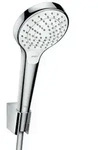 Hansgrohe Croma Select Duschkopf mit Schlauch Wei&szlig;/Chrom 26411400