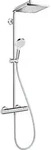 Hansgrohe Crometta E Duschsystem mit Thermostatarmatur Chrom 27281000 Hansgrohe Crometta E Duschsystem mit Thermostatarmatur Chrom 27281000