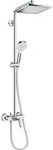 Hansgrohe Crometta E Duschsystem mit Hebelarmatur Chrom 27284000