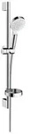 Hansgrohe Crometta Duschset ohne Armatur Wei&szlig;/Chrom 26553400