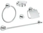 GROHE Zubeh&ouml;r Essentials Chrom Metall, Glas 40344001
