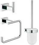 GROHE Zubeh&ouml;r Essentials Cube Chrom Metall, Glas 40757001