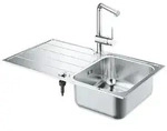 GROHE K500 Sp&uuml;lbecken Edelstahl 31573SD1
