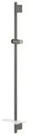 GROHE Rainshower SmartActive Duschstange mit Ablage Geb&uuml;rstetes Hard Graphite