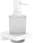 Hansgrohe Seifenspender AddStoris Matt Wei&szlig; Metall, Glas 41745700