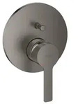 GROHE Lineare Dusch- und Badewannenarmaturen Geb&uuml;rstetes Hard Graphite 24064AL1
