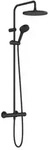 Hansgrohe Vernis Blend Duschsystem mit Thermostatarmatur Matt Schwarz 26428670