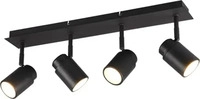 Trio 880400432, Punktstrahler Trio Angelo Schwarz TR 880400432 52 cm x 9,5 cm
