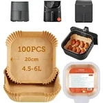 COSORI Backpapier f&uuml;r Hei&szlig;luftfritteuse 4.5-6L