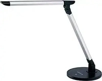 ALCO 9157 LED Schreibtischlampe silber/schwarz 8 W