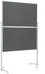 magnetoplan Moderationswand 120,0 x 150,0 cm dunkelgrau magnetoplan Moderationswand 120,0 x 150,0 cm dunkelgrau