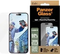 PanzerGlass Classic Fit Display-Schutzglas f&uuml;r Apple iPhone 16 Plus transparent
